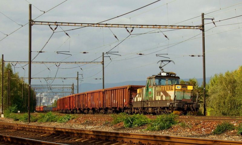 110 006 in Most (Gleis 104) 23.9.08