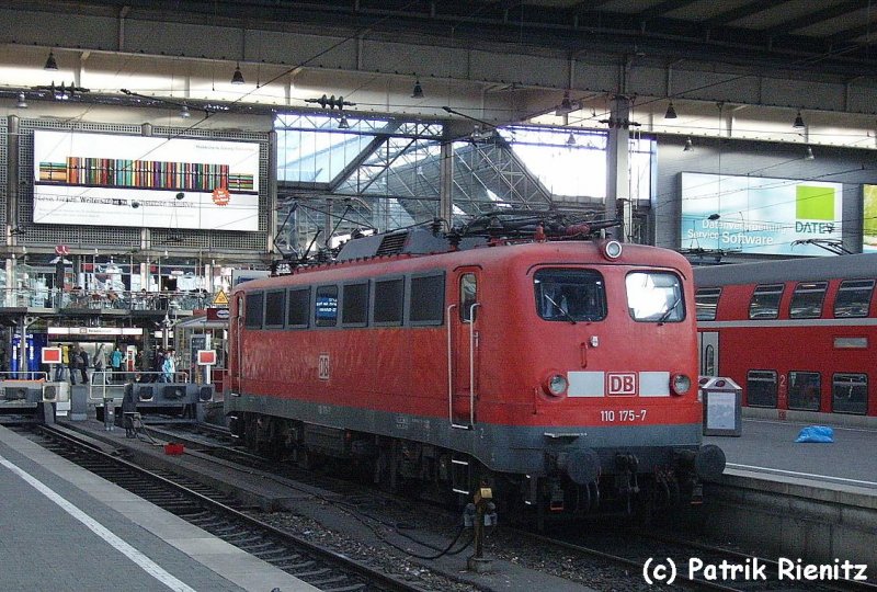 110 175 Lz in Mnchen Hbf am 15.01.2008