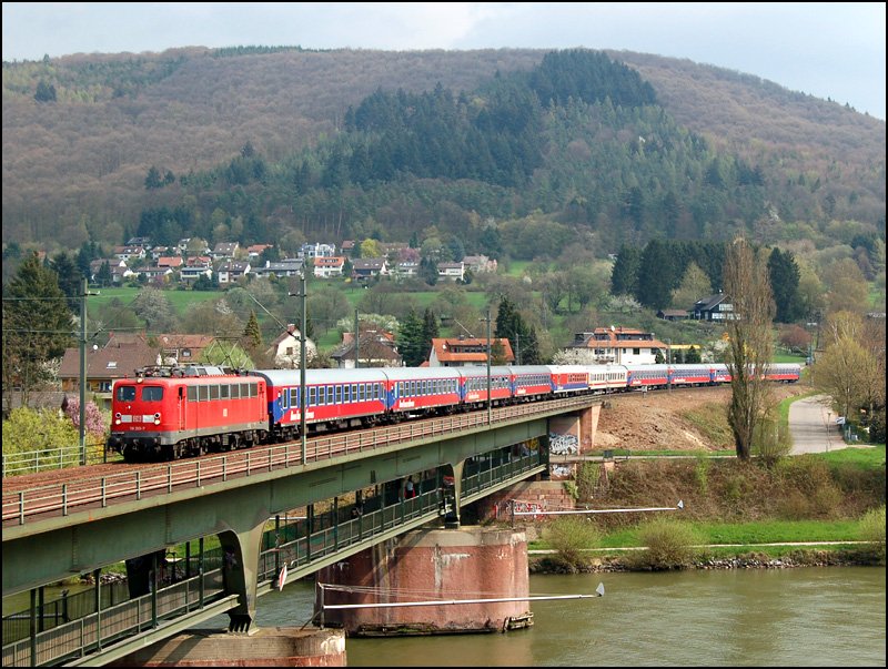 110 203 | DZ 43310 Hof - Heidelberg | 22.04.2006 | Neckargem�nd