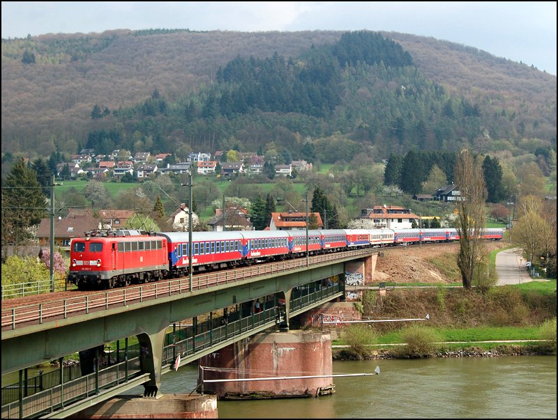 110 203 | DZ 43310 Hof - Heidelberg | 22.04.2006 | Neckargemnd