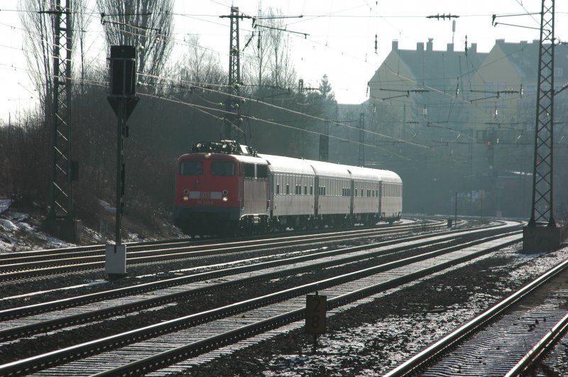 110 333 am 23.01.09 mit ErsatzIC 8 (ICE 108) aus Innsbruck am Heimeranplatz