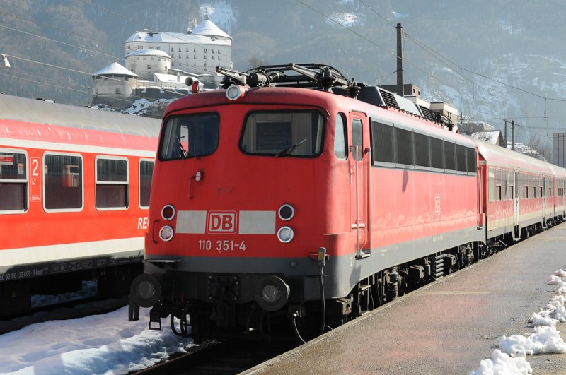110 351 wartet auf den nchsten Einsatz. Kufstein (A) 26.02.2009