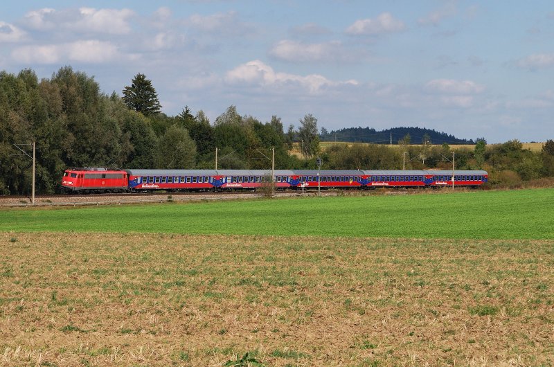 110 352 mit DZ 13067 bei Kutzenhausen (13.09.2009)