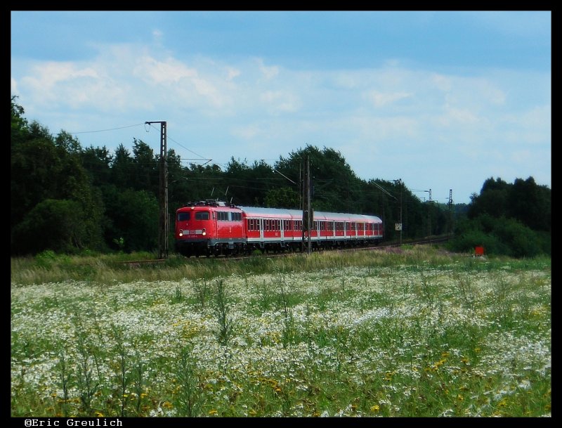 110 469 bei Lxstedt mit einer RB von Bremen nach Bremerhaven Lehe