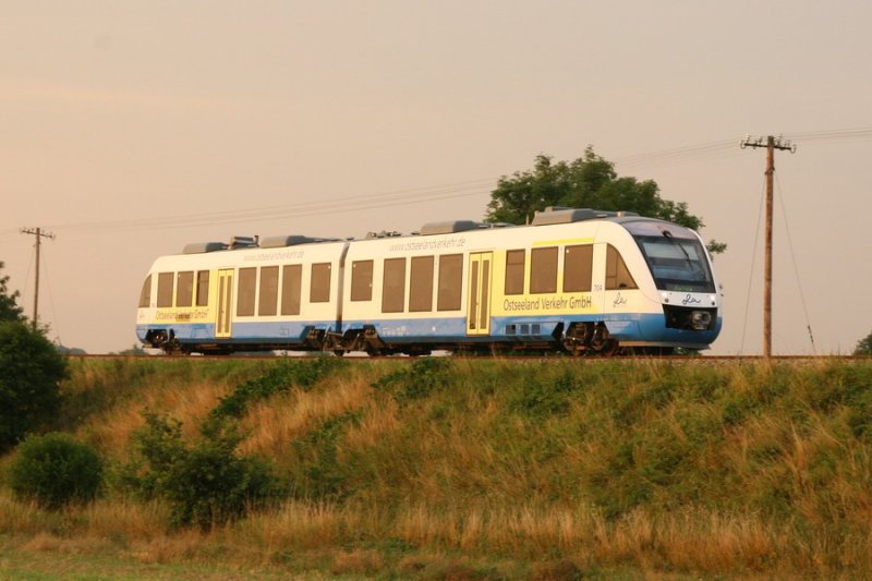 11.08.2006 OLA beim Sonnenaufgang zwischen L�tzow und Gadebusch