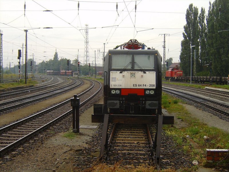 11.08.2009 Frankfurt Oder, Lok E189-208.