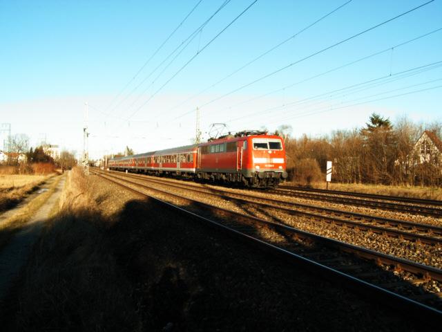 111 034 bei traumhaften Wetter. (08.01.05)