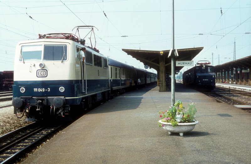 111 049 + 169 004  Murnau  07.08.76
