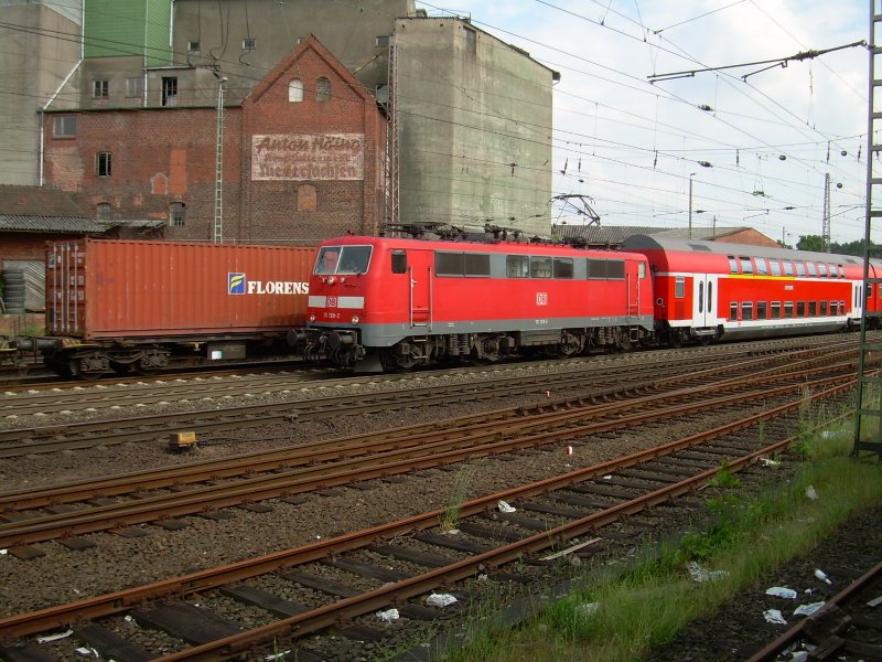 111 139 verlsst am 5.6.2007 Verden/Aller in Richtung Bremen/Vegesack