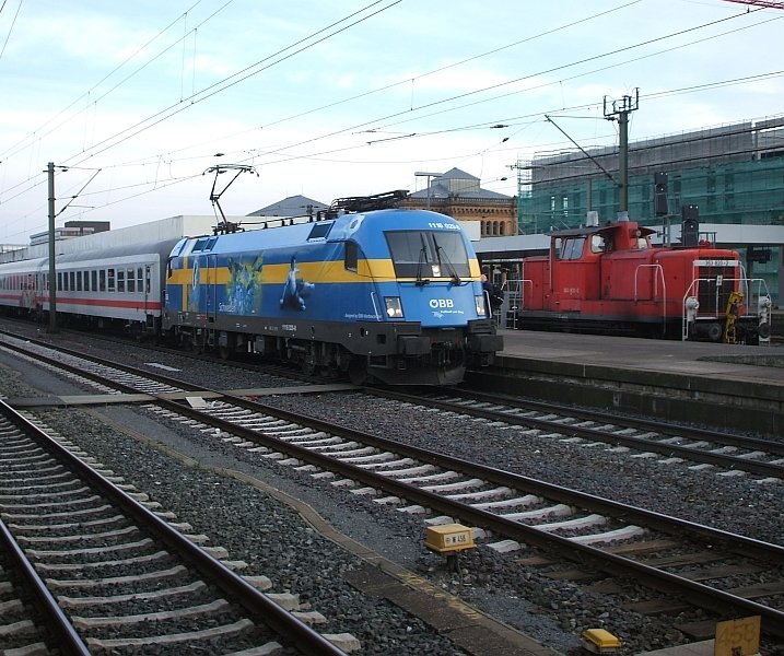 1116 029 (EM-Lok Schweden) mit IC 2082 am 8.3.2008 im Hbf Hannover