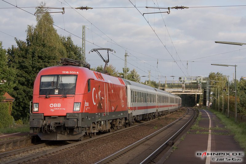 1116 031 am 12.09.2008 in Ashausen. www.bahnpix.de