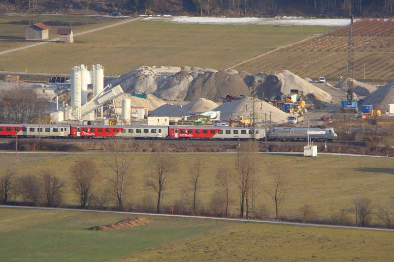 1116 038 mit REX,bei Radfeld.