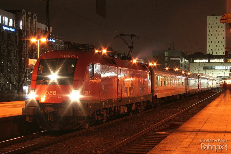 1116 075  Schweiz  am 25.03.2008 in Hamburg-Altona.