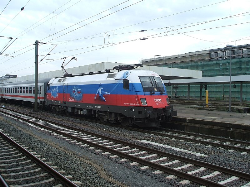 1116 084  EM-Russland  am IC 2082 in Hannover Hbf. 10.7.2008