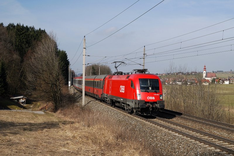 1116 195 mit OIC 693 bei Irrsdorf (28.02.2008)