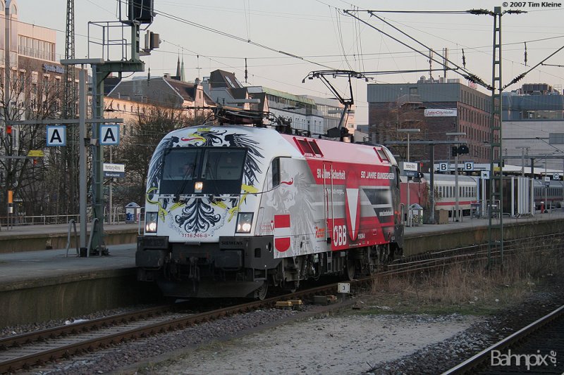 1116 246  Bundesheer  am Abend des 27.03.2007 in Hamburg Altona.