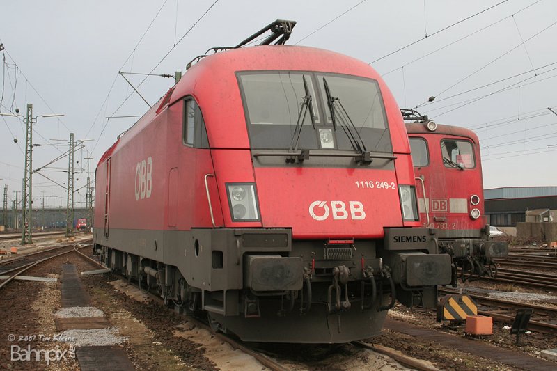 1116 249 am 29.11.2007 in Maschen Rbf. www.bahnpix.de
