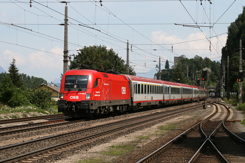 1116 260 mit einem OEC am 08.08.2009 in Brixlegg.