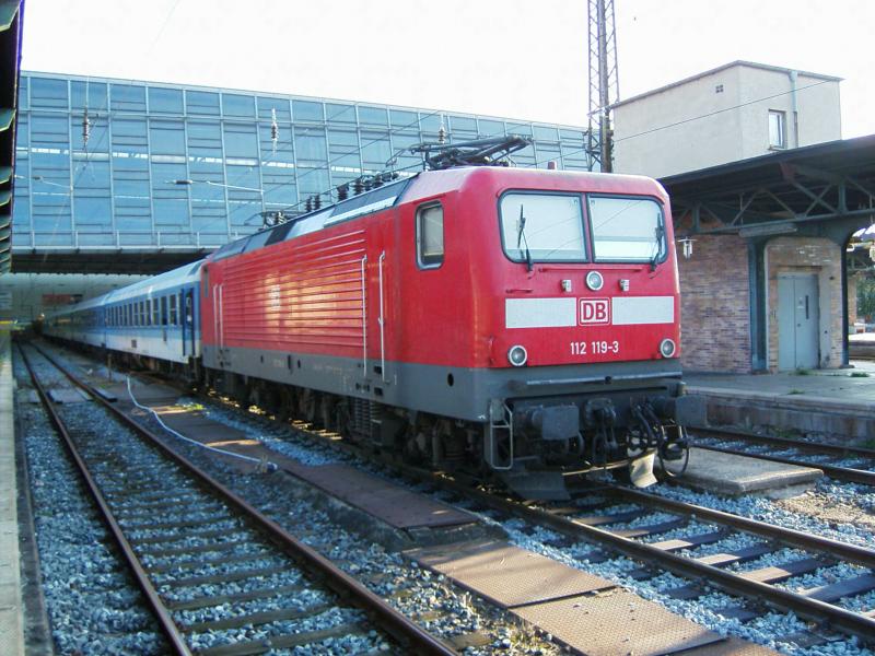112 119 in Chemnitz Hbf;August 2005