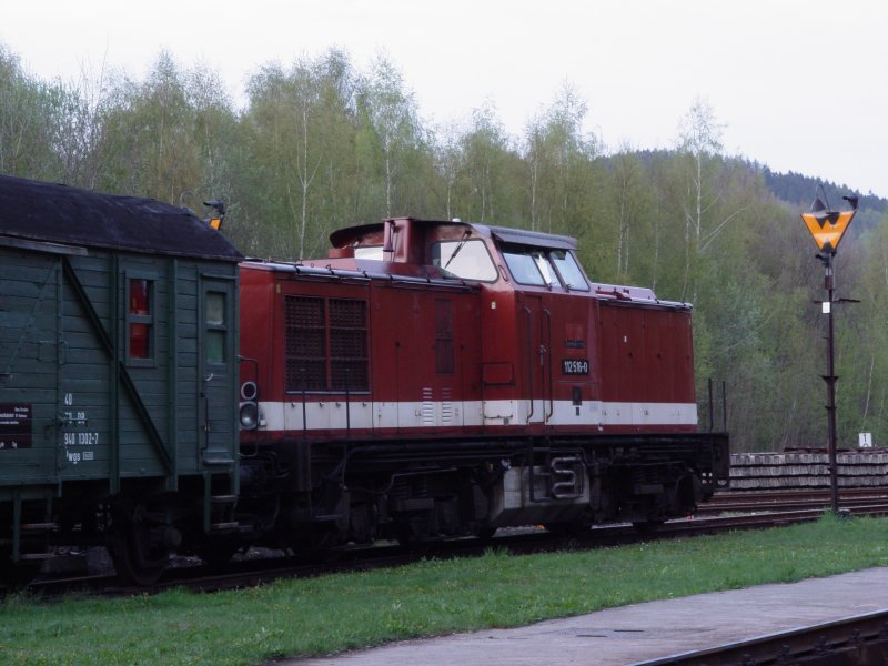 112 516 am Abend des 1. Mai in Schwarzenberg