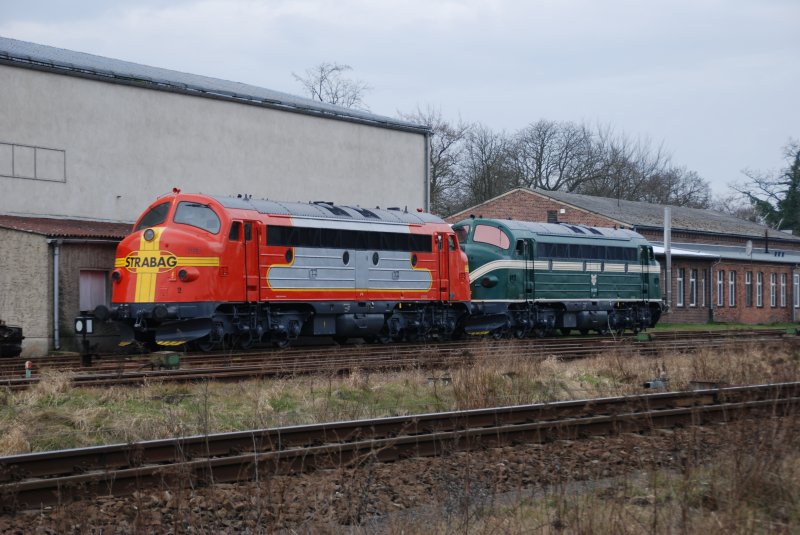 1125 und 1131 im neuen Lack in Haldensleben