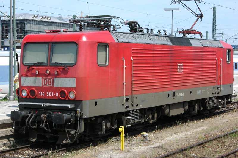 114 505 am 01.07.07 bei einer Ausstellung im Münchner Ostbahnhof