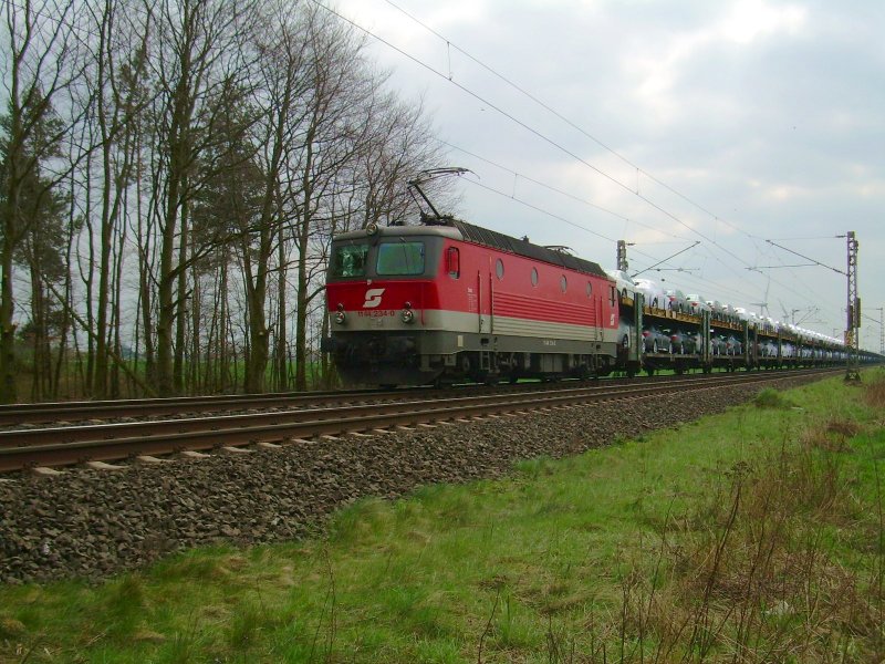 1144 234 mit BMW Zug Richtung Bremen auf der KBS 380 in Hhe der Ortschaft Hassel