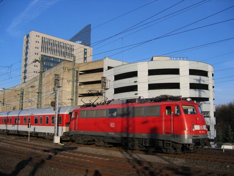 115 293-3 mit dem AZ 1211 am 23.03.2008 in Dsseldorf Hbf