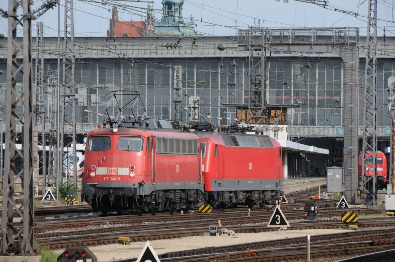 115 346 & 120 144 am 26.09.09 in Mnchen Hbf