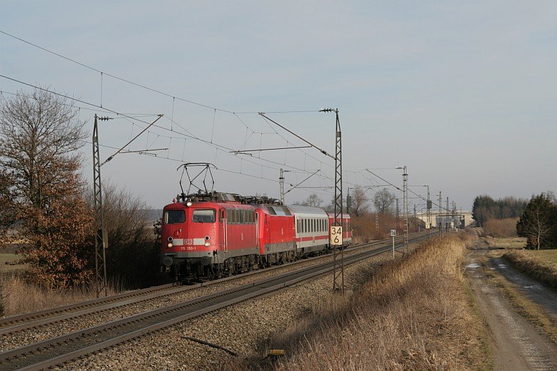 115 350 am 26.01.08 bei Hattenhofen