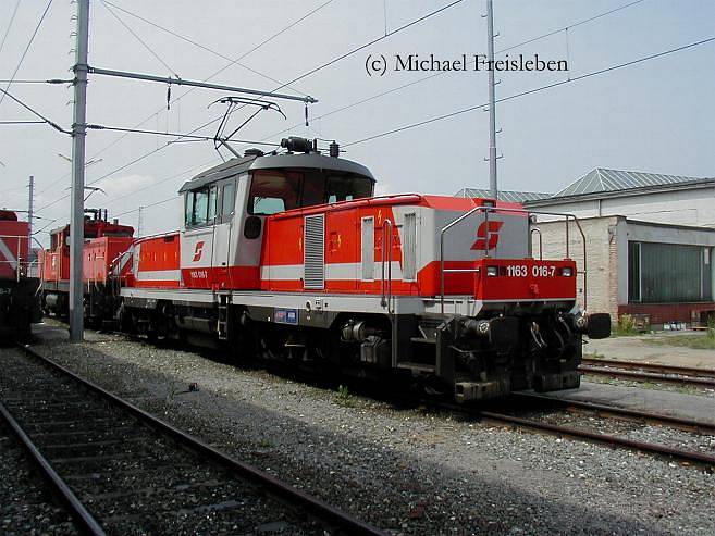 1163 016-7 in der TR Wien Sd (22-05-2001)