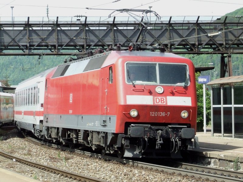 120 136 durchfhrt gerade Geislingen an der Steige am 13.05.2007