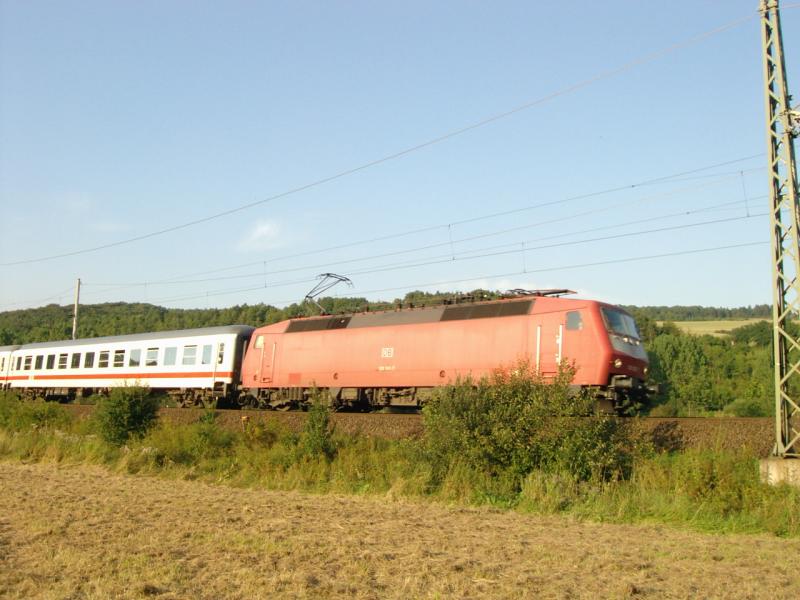 120-160 am 03.09.04 mit IC nach Leipzig (verkehrt nur Freitags) bei Eisenach