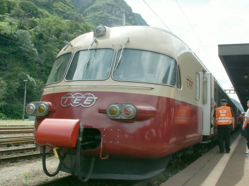 125 Jahre Gotthardbahn.TEE  Gottardo  am 02.06.07 in Biasca