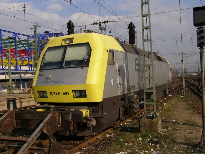 127 001 am 29.03.07 abgestellt im Mannheimer HBF