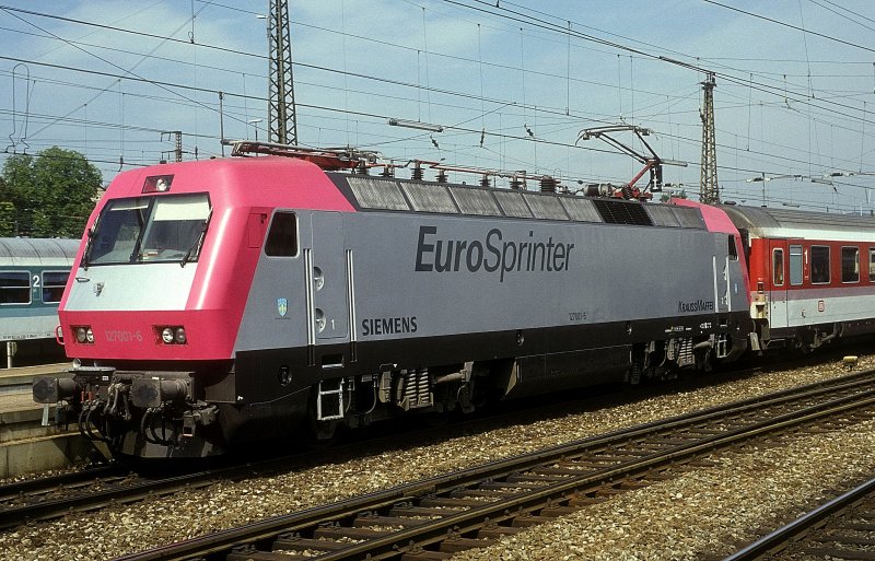 127 001  Ulm Hbf  07.09.93  ( EC 13 )
