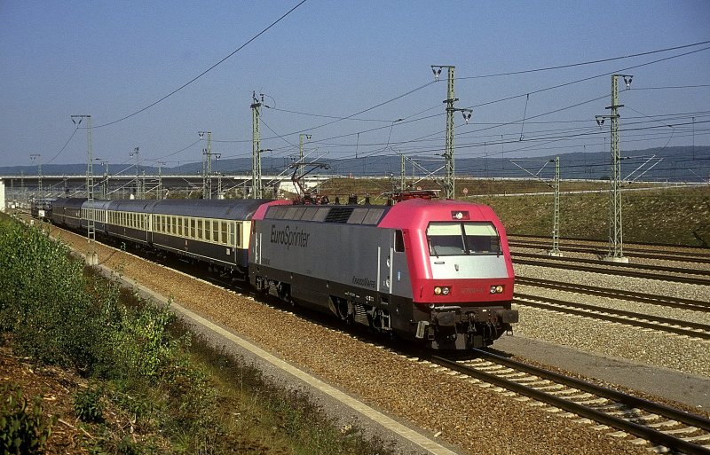 127 001  Vaihingen ( Enz )  19.09.93  mit Autozug