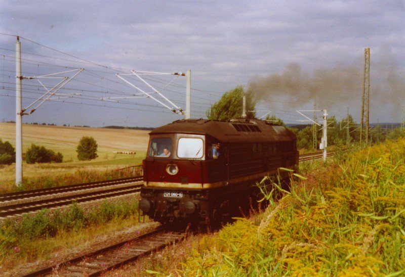131 060 beim Heizhausfest Chemnitz Hilbersdorf 2003
