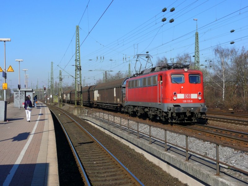 139 135-8 in Bochum langendreer-West am 21.3.2009