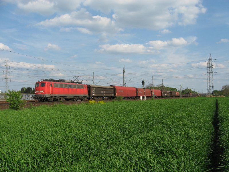 139 164 kmpft sich am 03.05.2008 mit einem gemischten GZ bei Wahn Richtung Gremberg.