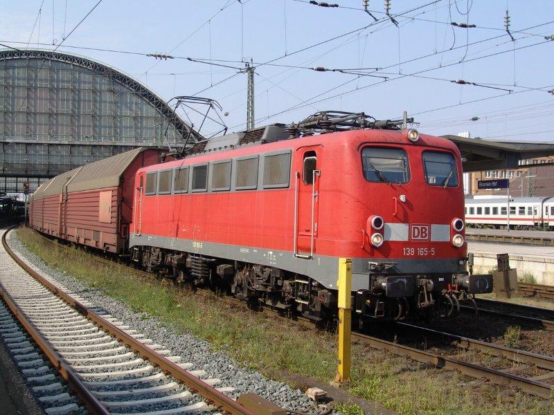 139 165-5 am 10.09.05 in Bremen Hbf