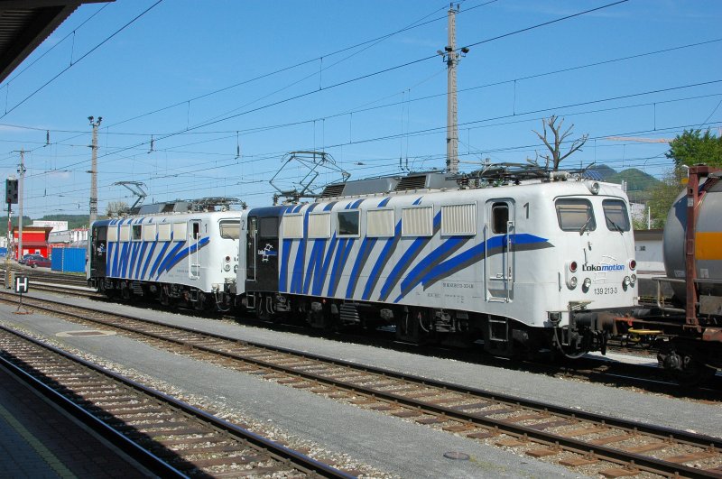139 219 & 260 am 25.04.09 in Salzurg Hbf