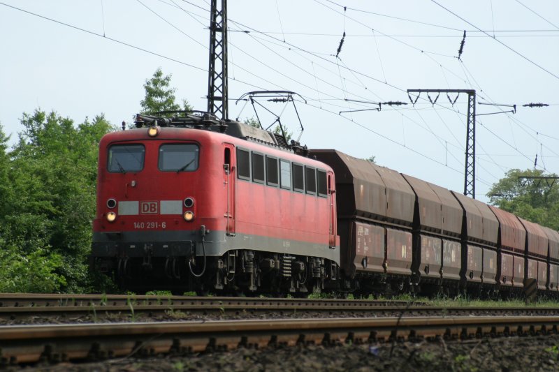 140 291 durchfhrt am 25.5.09 in Duisburg-Neudorf