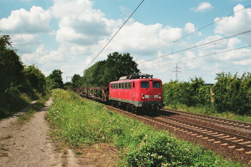 140 401 in Ahlten auf dem Weg nach Wolfsburg 