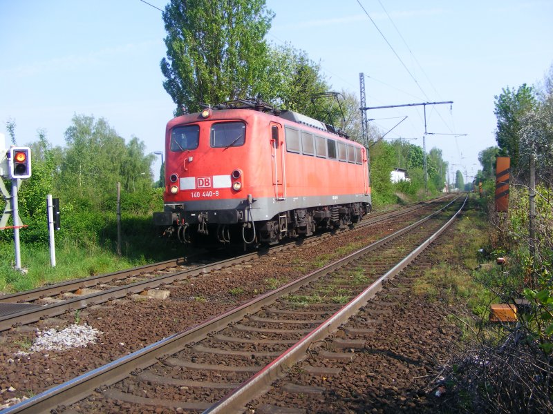 140 440-9 LZ in Bochum Nokia in Richtung BO Nord.(30.05.2008)