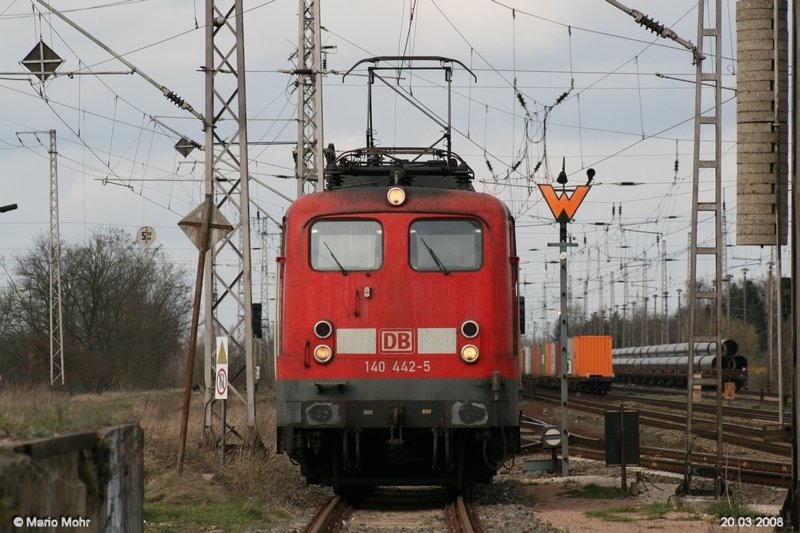 140 442 auf dem Abstellgleis