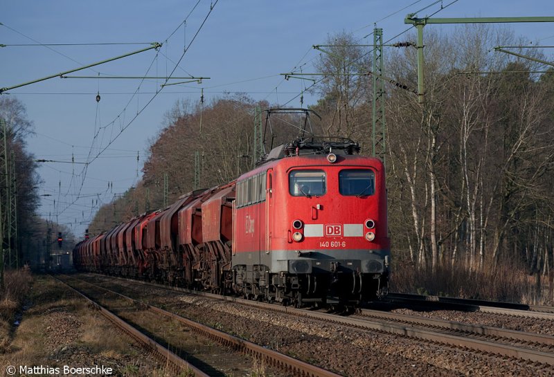 140 601-6 in Radbruch am 22.01.09.