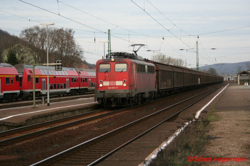 140 627-7 am 15.3.2008 in Groheringen.