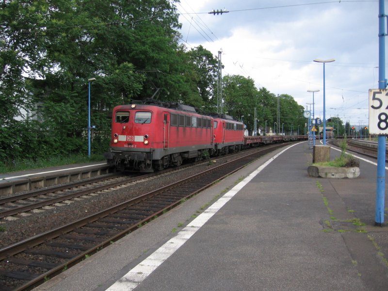 140 858 und eine weitere 140 am 16.06.07 in Remagen