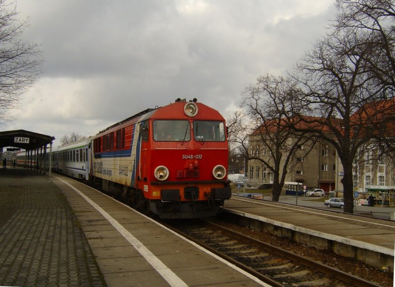 14.03.2009 Żary, SU46-032, EC Hamburg Altona - Krak�w Gł�wny